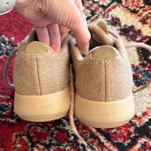 Allbirds Women's Tan Wool Sneakers - Picture 6 of 7
